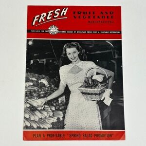 Fresh Fruit and‎ Vegetable Merchandising March 1950 Grocery Stores